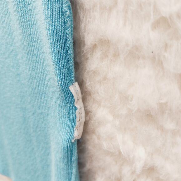 Tank Top Size 1X Aqua Luxury Feel Soft Girl Casual Chic Vacation Ribbed Travel - Picture 10 of 10